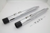 V-Twin #3927 - Muffler Set with Black Revolver End Tips