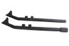 V-Twin #7962 - FLT Upsweep Straight Fishtail Set Black