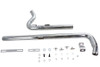 V-Twin #8113 - Exhaust Drag Pipe Set Chrome Shotgun Style