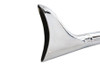 Wyatt Gatling #8153 - Wyatt Gatling 2:1 Fishtail Exhaust Header Pipe Chrome