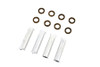 Colony - Lower Pushrod Cover Kit Cadmium Plated