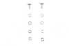 V-Twin - Muffler T Bolt Set Zinc