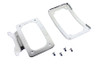 V-Twin #67900056 - Curved License Plate with Frame Chrome