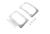 V-Twin #67900008 - Curved License Plate with Frame Chrome