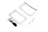 V-Twin #67900008 - Curved License Plate with Frame Chrome