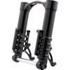 Arlen Ness #120-003 - Fork Legs - 49 mm - Black Anodized - For Custom Radial Mount Brake Caliper