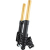 Arlen Ness #120-003 - Fork Legs - 49 mm - Black Anodized - For Custom Radial Mount Brake Caliper