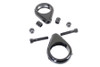 V-Twin #L12-6058GB-41 - Black Turn Signal Clamp Kit 41mm Forks