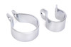 V-Twin #63473C - Front Exhaust Chrome Clamp Set