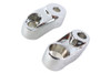 V-Twin #74268 - Turn Signal Bracket 39mm Forks Chrome