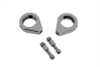 V-Twin #12-6049-39 - Chrome Turn Signal Clamp Kit 39mm Forks