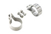 V-Twin - 1-7/8 inch Muffler End Clamp Set Stainless Steel