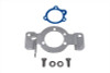 V-Twin #120074 - Chrome Carburetor Support Bracket