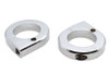V-Twin - Chrome Universal Mount Clamp Set 1-3/8 inch
