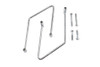V-Twin #302258 - Chrome Saddlebag Support Kit