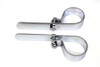 V-Twin #72987 - Chrome 1-3/4 inch Exhaust  inchP inch Clamp Set