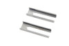 V-Twin - Raw Exhaust Mount Channel Bracket Set