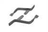 Paughco #539CA - Bullet Style Tail Lamp Bracket Set Chrome