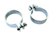 V-Twin - Zinc 1-7/8 inch Muffler Clamp Set