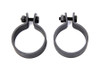 V-Twin #70318P - Parkerized 1-7/8 inch Muffler End Clamp Set