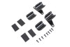 V-Twin #104-18 - Spring Fork Fender Black Mount Clamp Set