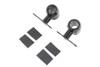 V-Twin #104-18 - Spring Fork Fender Black Mount Clamp Set