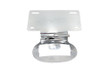 V-Twin #78912 - License Plate Relocation Bracket Chrome