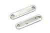 V-Twin #9704057CA - Ignition Coil Mount Strip Set Zinc Plated