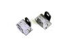 V-Twin #D-2108 - Servi-Car Upper Shock Bracket Set Parkerized