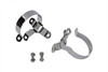 V-Twin #74689A - 3-1/4 inch Muffler Body Clamp Set Chrome
