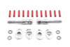 V-Twin #80166 - Turn Signal Relocation Kit Chrome