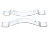 V-Twin #70877A - Chrome Bracket Set for Sissy Bar Pad