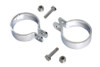 V-Twin #70318A - Chrome 1-7/8 inch Muffler End Clamp Set
