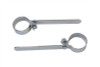 V-Twin #72851B - Chrome 1-7/8 inch Exhaust Hanger Clamp Set