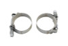 V-Twin - Stainless Steel Hex Nut Type Exhaust Clamp Set