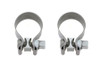 OE - OE M8 Muffler Clamp Set Stainless Steel