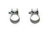 OE - OE M8 Muffler Clamp Set Stainless Steel