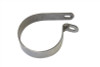 V-Twin #71672 - Stainless Steel 3-1/4 inch Muffler Body and End Clamp