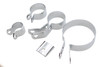 V-Twin #64216 - Chrome Exhaust Clamp Kit