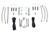 V-Twin #20-0393K - Front Turn Signal Relocation Kit Chrome