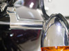 V-Twin #20-0393K - Front Turn Signal Relocation Kit Chrome
