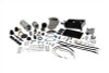 Volt Tech - Prestolite Chrome Electric Starter Kit