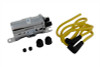 Volt Tech #71908 - Round Chrome 6 Volt Dual Coil with Bracket