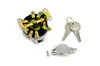 Volt Tech #70399 - Fat Bob Ignition Switch with 6 Terminals Chrome