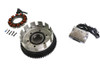 Volt Tech - Alternator 19 Amp Charging System Kit Chrome
