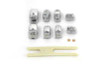 Volt Tech #H18-0336CO-C - Handlebar Switch Cap Set Chrome