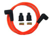 Volt Tech #40169 - Orange Copper Core 7mm Spark Plug Wire Kit