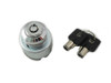 Volt Tech #71389 - Chrome Ignition Key Switch
