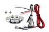 Volt Tech #63628 - Old School Dual Switch Kit Chrome