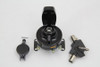 Volt Tech #21-0202PGB - Fat Bob Ignition Switch with 5 Terminals Gloss Black